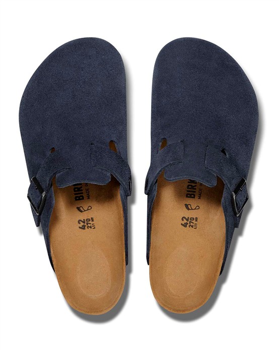 Boston Suede Leather - New Navy
